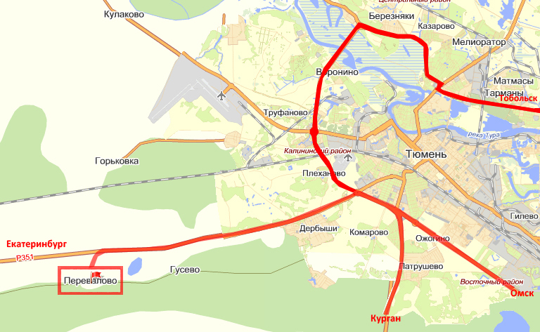 Тюменская область карта перевалово карта